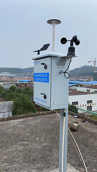 污水處理廠惡臭電子鼻安裝現場