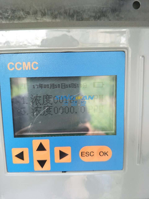 航空煤油檢測儀檢測數據