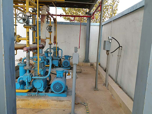 冶金廠氣體檢測儀安裝現場