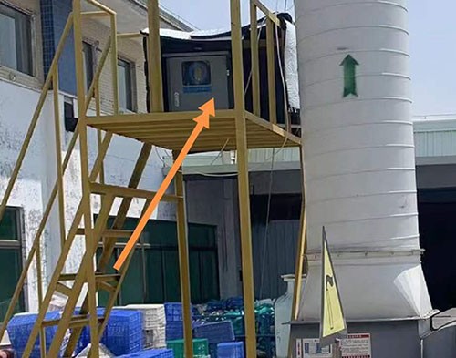 廢氣在線監(jiān)測系統(tǒng)安裝現(xiàn)場圖